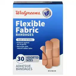 Walgreens Flexible Fabric Bandages Assorted offer