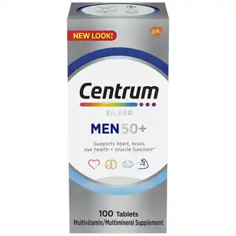 Walgreens Men 50+, Multivitamin & Multimineral Supplements Tablets offer