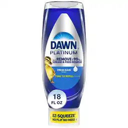 Walgreens EZ-Squeeze Dish Soap Liquid, Dishwashing Liquid, Grease Removal Fresh Rain offer