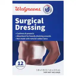 Walgreens Surgical Dressing 5 in x 9 in offer
