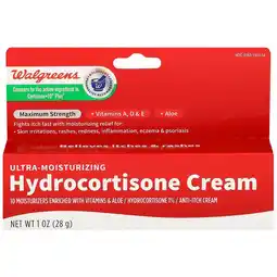 Walgreens Ultra Moisturizing Hydrocortisone 1% Anti-Itch Cream Maximum Strength offer