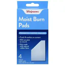 Walgreens Moist Burn Pads offer