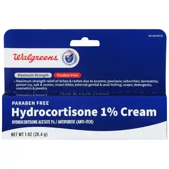 Walgreens Hydrocortisone 1% Cream offer