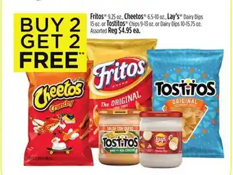 Dollar General Fritos , Cheetos , Lay's or Tostitos . or Dairy offer
