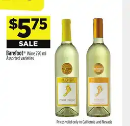 Dollar General Barefoot Wine offer