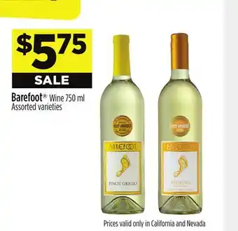 Dollar General Barefoot Wine offer