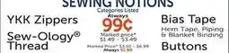 Hobby Lobby Sewing Notions offer