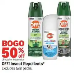Meijer OFF! Insect Repellents offer