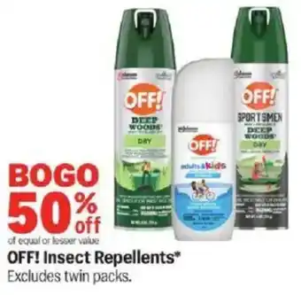 Meijer OFF! Insect Repellents offer