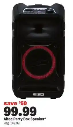 Meijer Altec Party Box Speaker offer