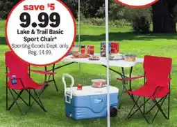 Meijer Lake & Trail Basic Sport Chair offer