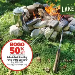 Meijer Lake & Trail Roasting Forks or Pie Cookers offer