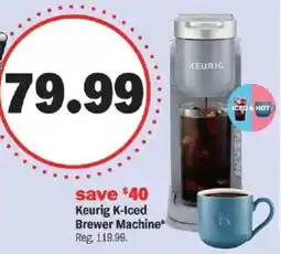 Meijer Keurig K-Iced Brewer Machine offer