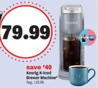 Meijer Keurig K-Iced Brewer Machine offer