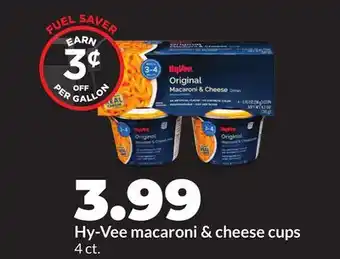 Hy-Vee Hy-Vee macaroni & cheese cups offer