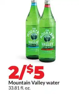 Hy-Vee Mountain Valley water offer