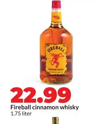 Hy-Vee Fireball cinnamon whisky offer