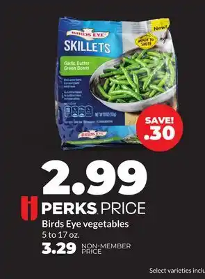 Hy-Vee Birds Eye vegetables offer