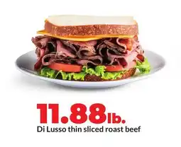 Hy-Vee Di Lusso thin sliced roast beef offer