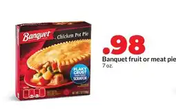 Hy-Vee Banquet fruit or meat pie offer