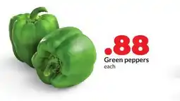Hy-Vee Green peppers offer