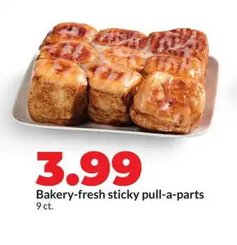 Hy-Vee Bakery-fresh sticky pull-a-parts offer