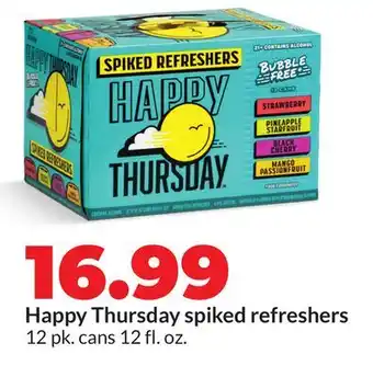 Hy-Vee Happy Thursday spiked refreshers offer