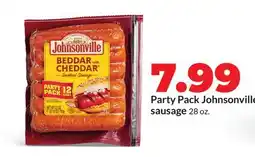 Hy-Vee Party Pack Johnsonville sausage offer