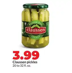Hy-Vee Claussen pickles offer