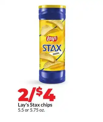 Hy-Vee Lay's Stax chips offer