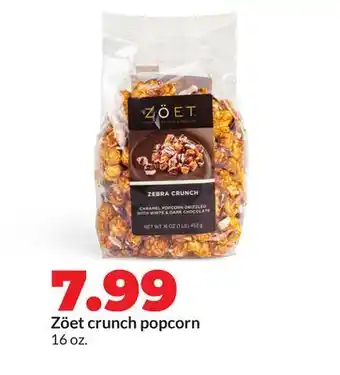 Hy-Vee Zöet crunch popcorn offer