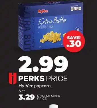 Hy-Vee Hy-Vee popcorn offer