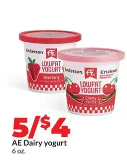 Hy-Vee AE Dairy yogurt offer