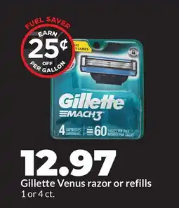 Hy-Vee Gillette Venus razor or refills offer
