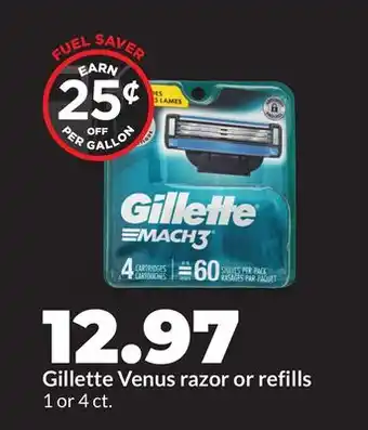 Hy-Vee Gillette Venus razor or refills offer