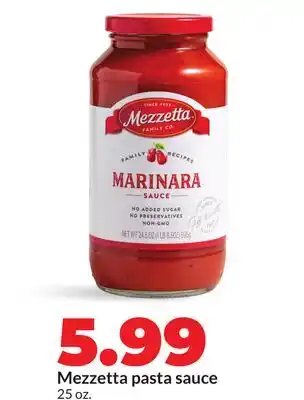 Hy-Vee Mezzetta pasta sauce offer