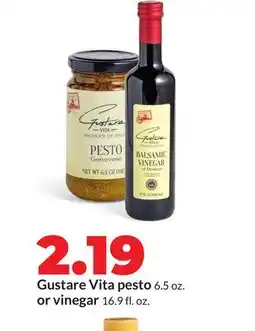 Hy-Vee Gustare Vita pesto 6.5 oz. or vinegar 16.9 fl. oz offer