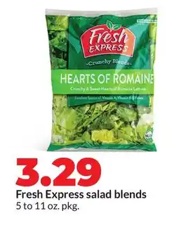 Hy-Vee Fresh Express salad blends offer