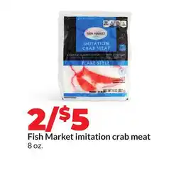 Hy-Vee Fish Market imitation crab meat offer