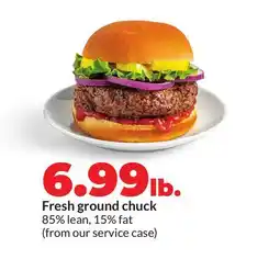 Hy-Vee Fresh ground chuck offer