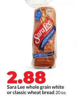 Hy-Vee Sara Lee whole grain white or classic wheat bread offer
