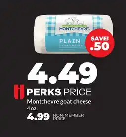 Hy-Vee Montchevre goat cheese offer