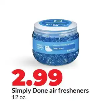 Hy-Vee Simply Done air fresheners offer