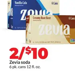 Hy-Vee Zevia soda offer