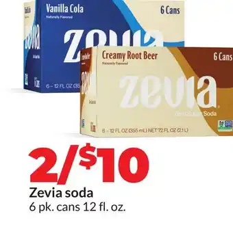 Hy-Vee Zevia soda offer