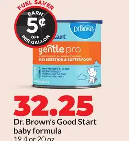 Hy-Vee Dr. Brown's Good Start baby formula offer