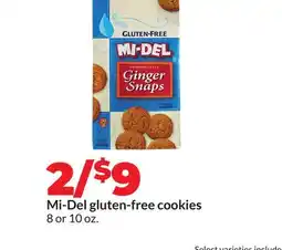 Hy-Vee Mi-Del gluten-free cookies offer