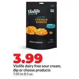 Hy-Vee Violife dairy free sour cream, dip or cheese products offer