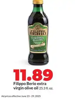 Hy-Vee Filippo Berio extra virgin olive oil offer