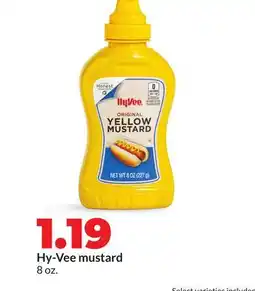 Hy-Vee Hy-Vee mustard offer